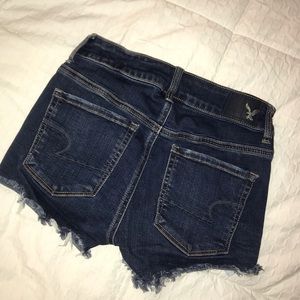 WOMENS AMERICAN EAGLE JEAN HIGH RISE SHORTS